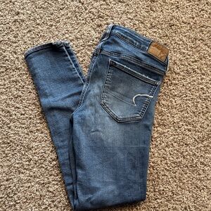 American Eagle Jegging super stretch material size